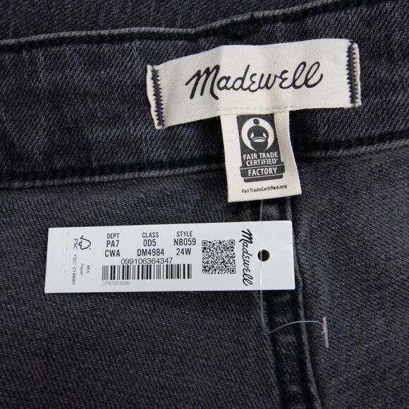 NEW Madewell‎ Plus Perfect Vintage Jean Cosner Wash: Knee-Rip, 24W - Picture 12 of 16